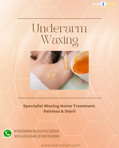 Underarm waxing service at home